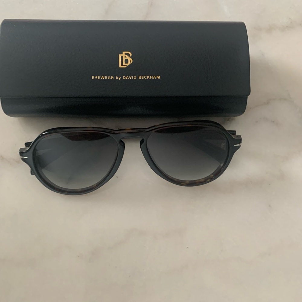 David Beckham Black Sunglasses